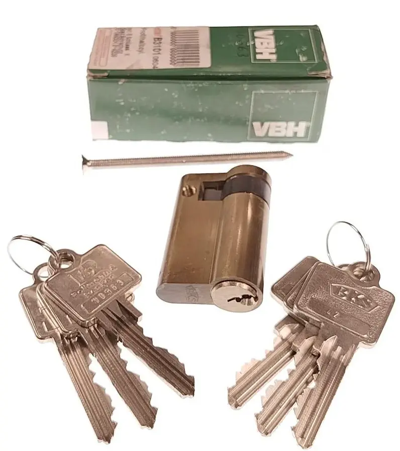 BKS B3100 Gelb Halbzylinder