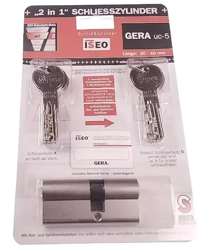GERA-ISEO uc-5 Doppelzylinder